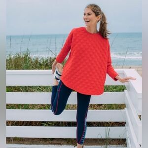 Tuckernuck Tnuck Sport Red Ally Swing Sweatshirt Size M/L